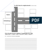 Lieux de La Ville Et Preposition de Lieu Feuille Dexercices 84829