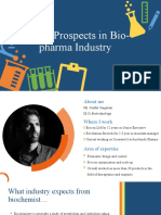 Career Prospects in Pharma Industry