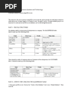 MS Access Lab Exercise