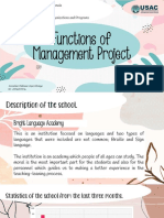 Functions of Management Project