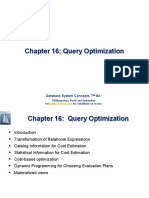 Ch16 Query Optimization