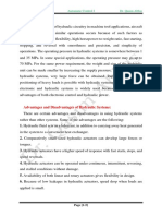 Hydraulic system modelling and block diagram