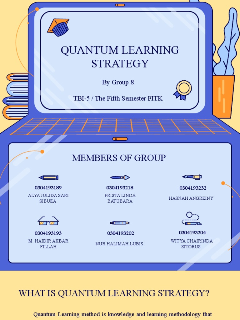 Quantum Learning Strategy Overview | PDF | Learning | Learning Styles