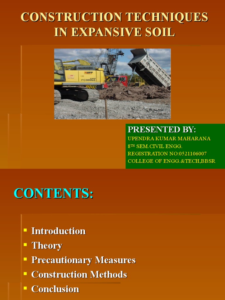 Construction Techniques in Expansive Soil | PDF | Clay | Soil