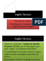 Tecnicas de Leitura em Ingles