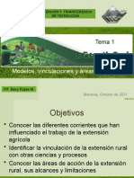 ETT 2021. Tema 1. La Extensión Rural. Vinculaciones y Áreas de Acción