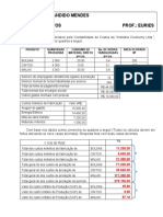 Exercícios - 05 - Análise de Custos - Cálculo Do Custo Unitário de Produção