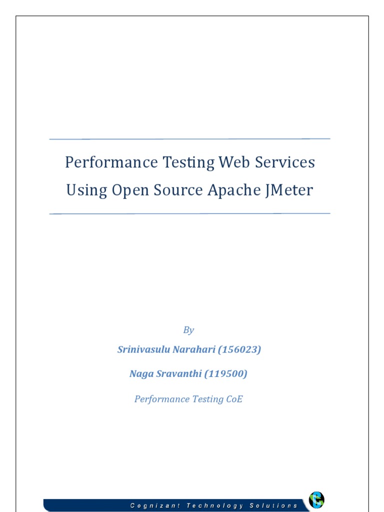 PerformanceTesting WebServices usingJMeter | PDF | Web Service ...