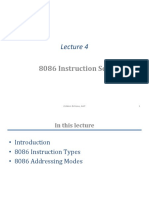 Lec 4 8086 Instruction Set