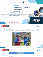 TEMA 1 MEDIDAS COMUNITARIAS DE PREVENCIÓN