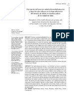 MOD I Lectura Nº 2. Percepción Del Proceso Salud-Enfermedad y Aspectos Que Influyen en La Utilización Del Sistema de Salud (Pàgs.271-282)