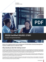 PECB Certified ISO/IEC 27001: Lead Implementer