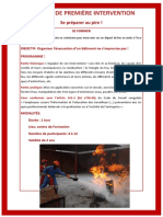 Formation Incendie Equipier de Permiere Intervention Epi Congo