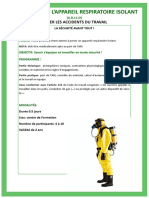 Formation Incendie Utilisation Appareil Respiratoire Isolant Arico Congo