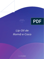 Lip Oil de Romã e Coco