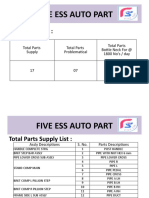 Five Ess Auto Part: C' Measure On