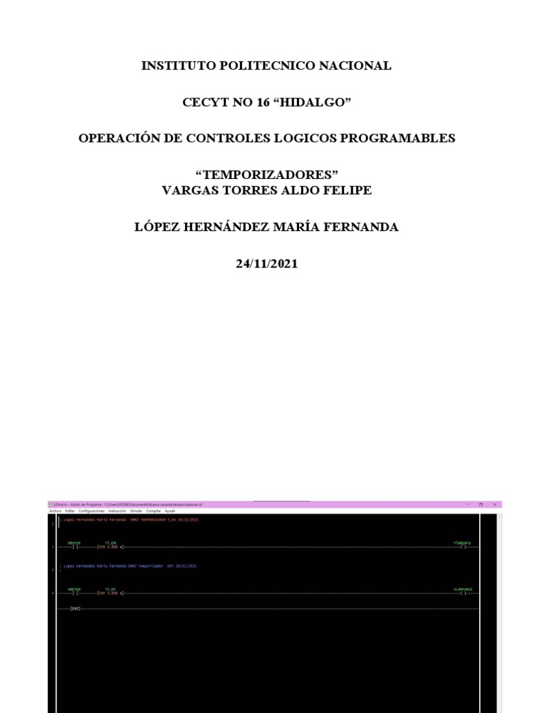 Descarga de LD Micro para Temporizadores | PDF