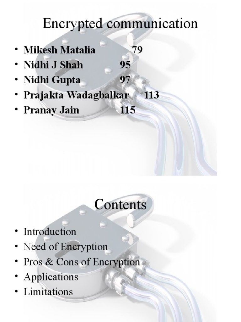 Encrypted Business Communication Overview | PDF | Business