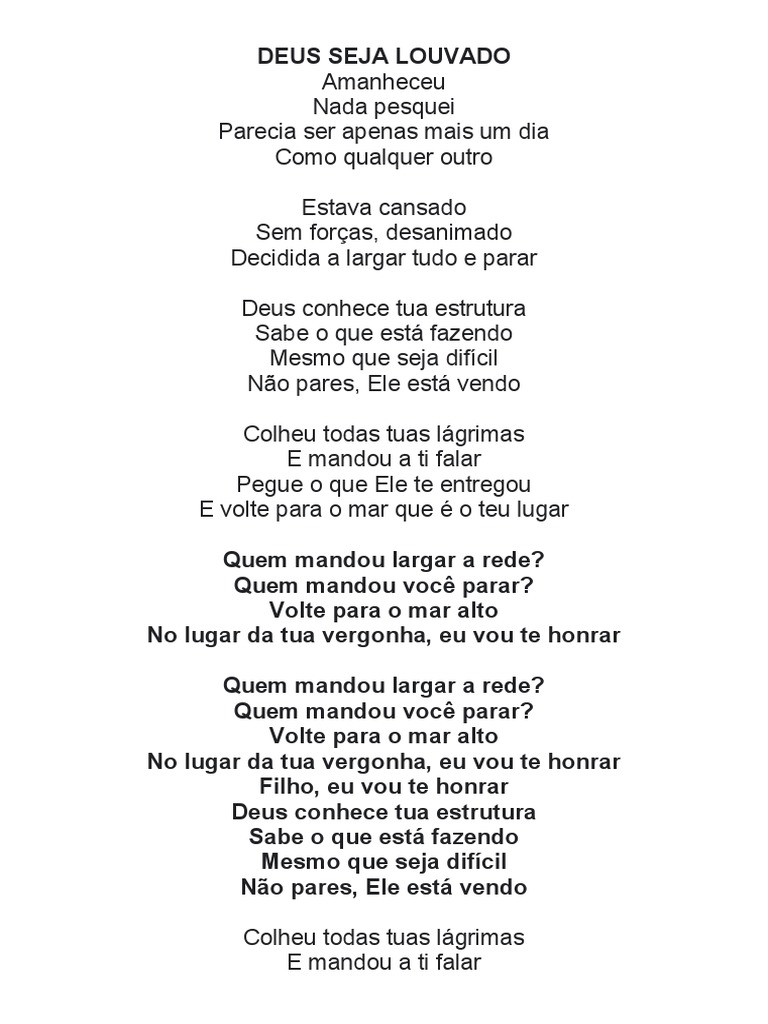 Quem Mandou Largar A Rede | PDF