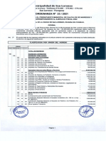 Presupuesto General 2022 de La Municipalidad de San Lorenzo