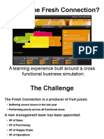 What Is The Fresh Connection?: A Learning Experience Built Around A Cross Functional Business Simulation