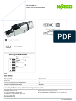 Conector PROFINET RJ-45 Cat. 6A Wago