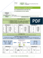 (2°medio) Reading Comprehension and Practice 'Past Continuous & Past Simple'