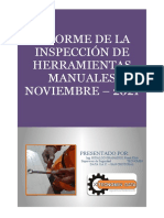 Informe de Inspección de Herramientas Manuales Noviembre TD - Proyectos