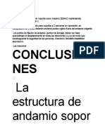 Conclusio NES: La Estructura de Andamio Sopor