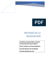 Metodos de La Negociacion