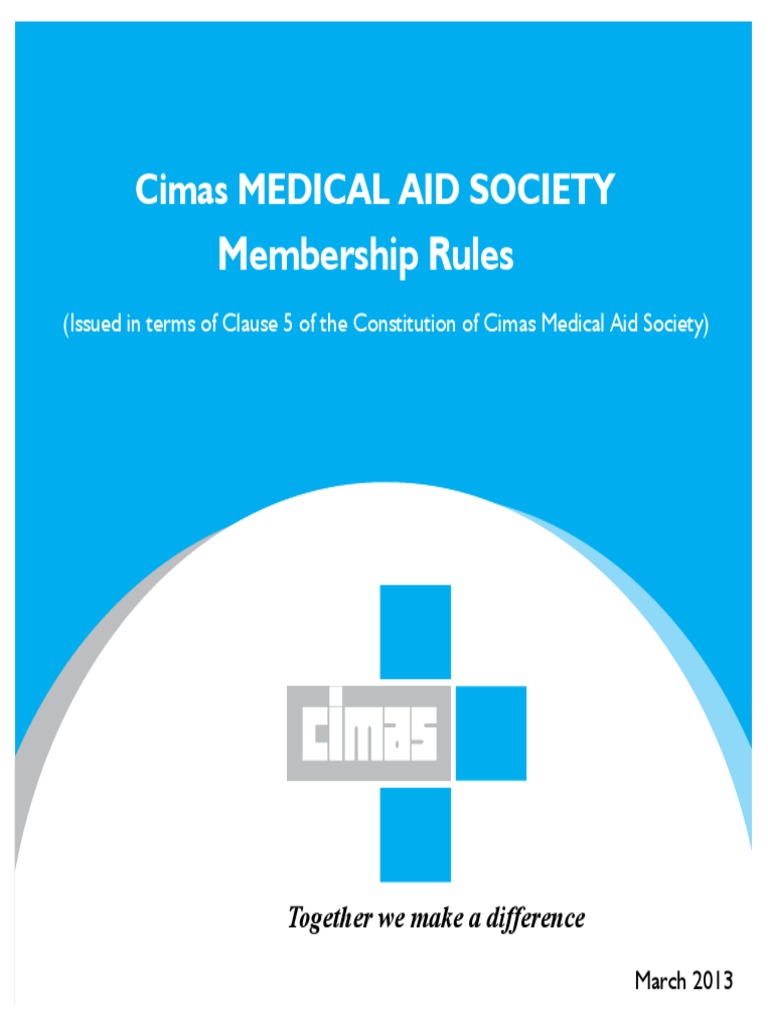 Cimas Medical Aid Membership Rules | PDF | Retirement | University And ...