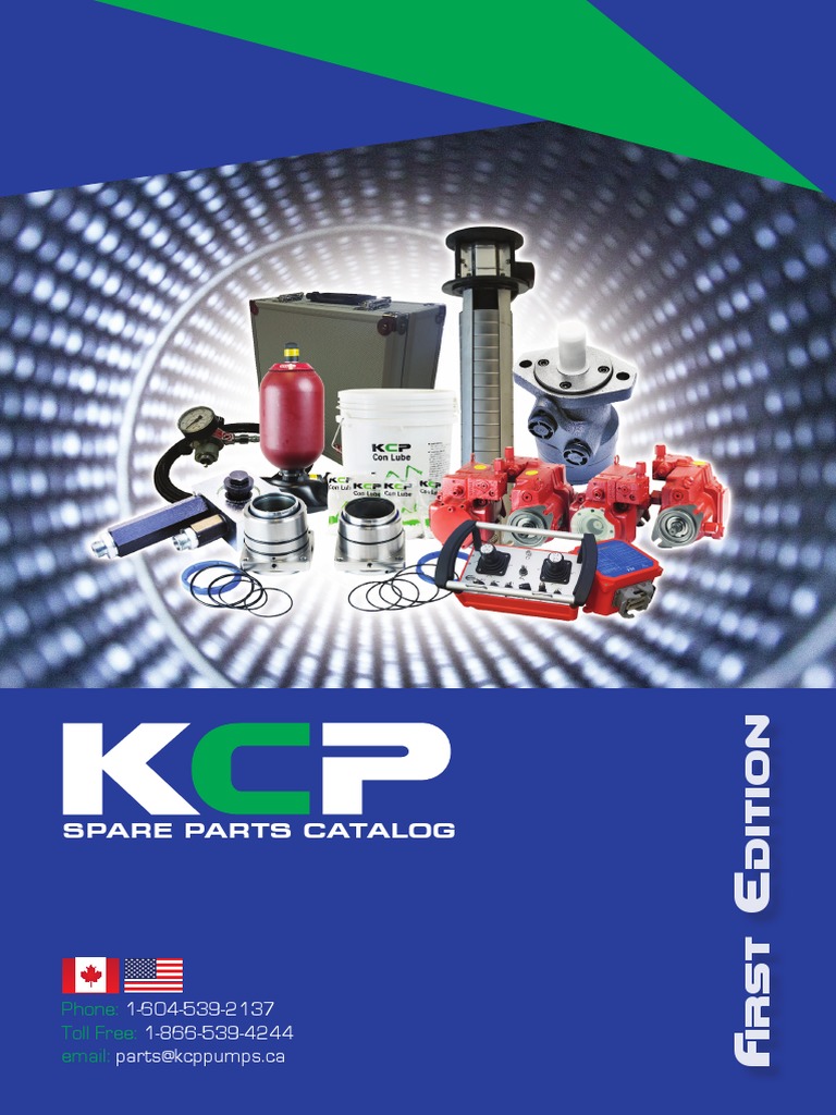 KCP Concrete Pump Parts Catalog | PDF | Pump | Valve