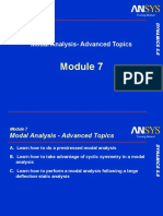 Modal Analysis-Advanced Topics: Training Manual