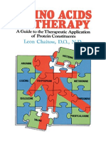 Amino Acids in Therapy: A Guide To The Therapeutic Application of Protein Constituents - Leon Chaitow