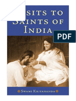 Visits To Saints of India: Sacred Experiences and Insights - Swami Kriyananda