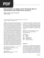 Download Bioaccumulation of cadmium and its biochemical effect on selected tissues of the catfish Clarias gariepinus by Anisa Tridiyani SN54416951 doc pdf