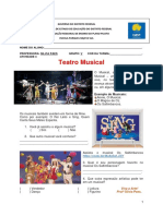 Teatro Musical: Exemplo de Musicais