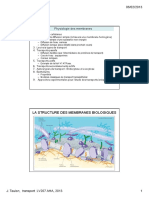 Physiologie Des Membranes - Étudiants-2013