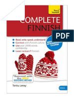 Complete Finnish Beginner To Intermediate Course: Learn To Read, Write, Speak and Understand A New Language (Teach Yourself) - Terttu Leney