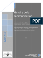 Histoire de La Comunication