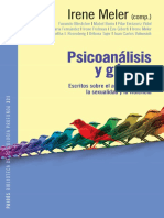 Psicoanálisis y Género. Escritos Sobre El Amor, El Trabajo, La Sexualidad y La Violencia