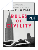 Rules of Civility: The Stunning Debut by The Million-Copy Bestselling Author of A Gentleman in Moscow - Amor Towles