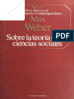 WEBER Max (1985) - Sobre La Teoria De Las Ciencias Sociales.pdf