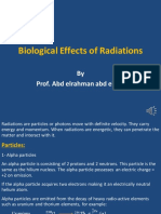 1-Biological Effects of Radiations