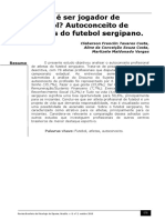 Autoconceito de jogadores de futebol sergipanos