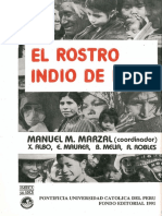 MARZAL Manuel (Coord) (1991) - El Rostro Indio de Dios