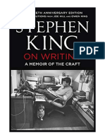 On Writing: A Memoir of The Craft: Twentieth Anniversary Edition With Contributions From Joe Hill and Owen King - Stephen King