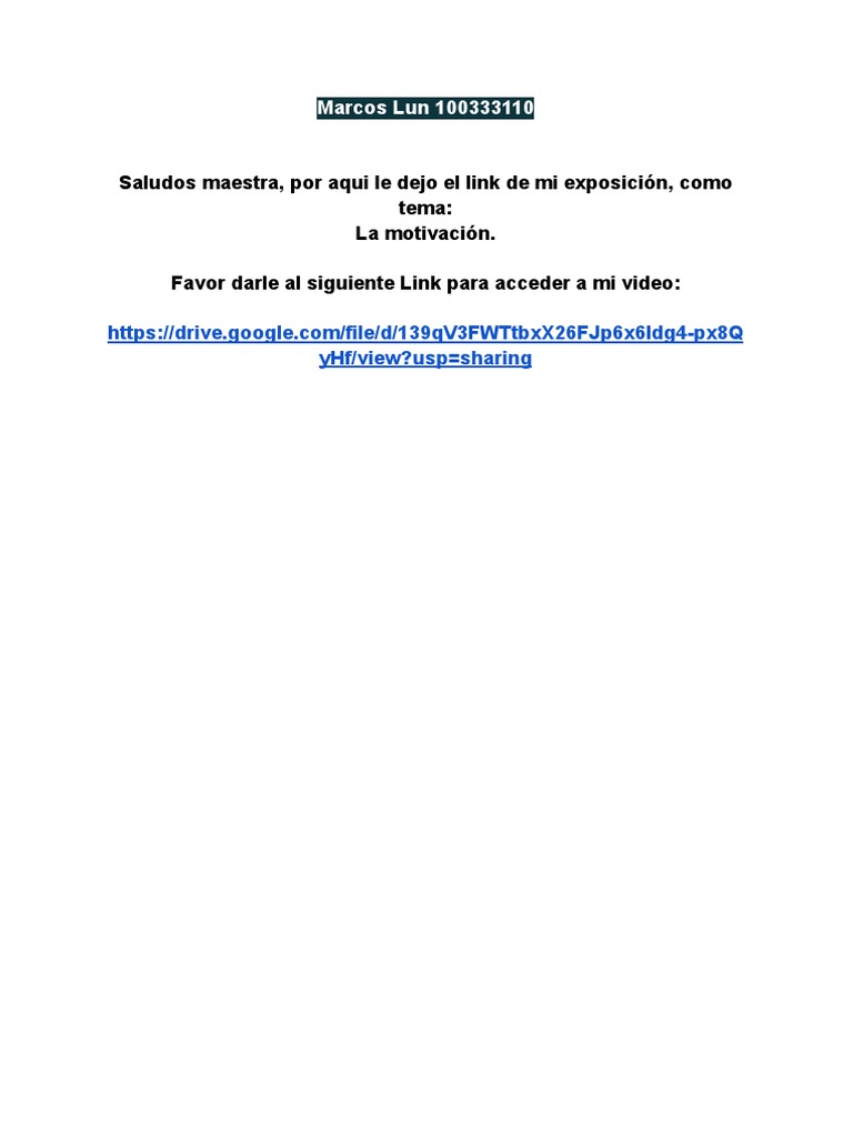 Marcos Luna Exposicion La Motivacion PDF