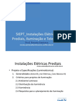 Aula 08 - Instal Elétricas Aplicações e Projeto Energia Elétrica - Luminotécnica