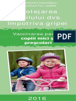 Preschool Fluenz Leaflet 2016 ROMANIAN